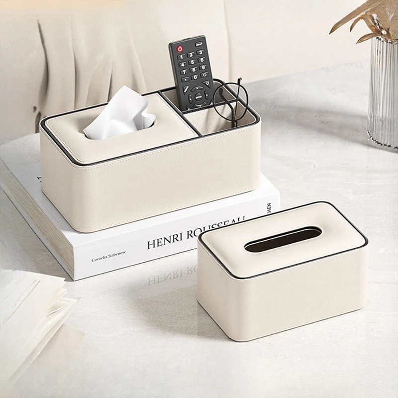 遥控器收纳盒茶几轻奢网红高档餐巾抽纸盒高颜值家用纸巾盒客厅