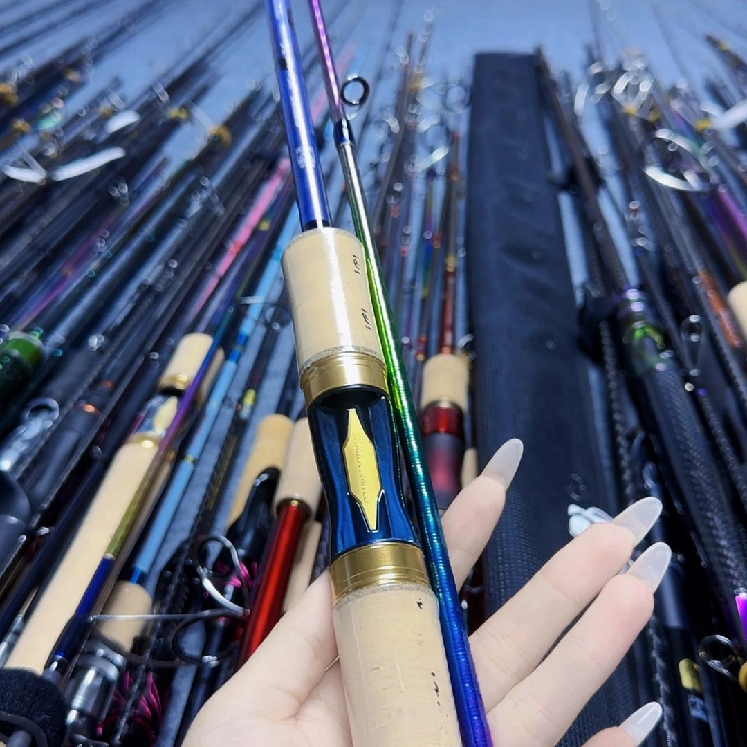 宜***达碳素3.8m路亚竿直柄杆链接