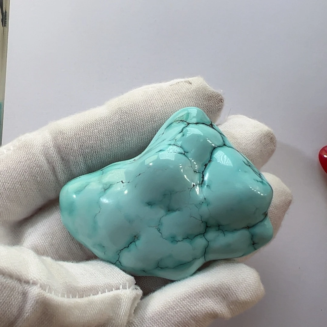 绿松石未镶嵌挂件