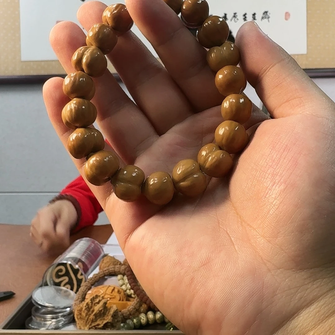 猴头核桃手串d5370猴头屁桃14mm左右