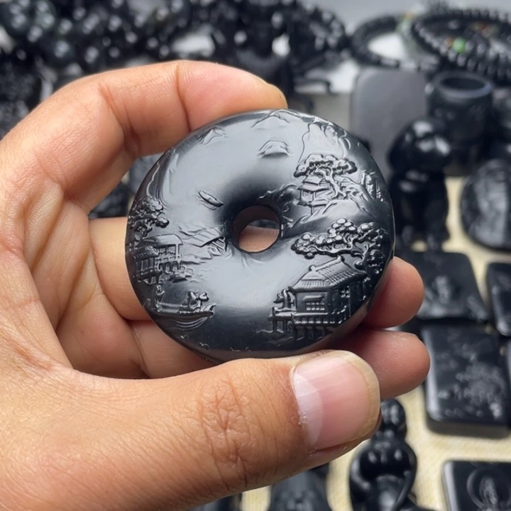 和田玉吊坠(不含链)未镶嵌