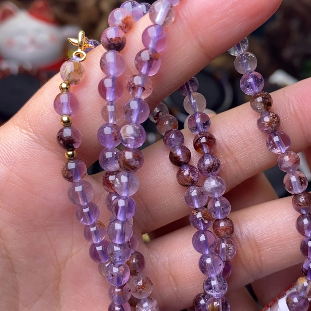 水晶A001紫幽灵万能链5m未镶嵌