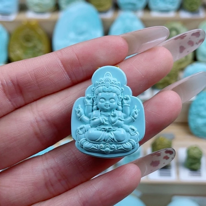 绿松石未镶嵌珠宝奇石