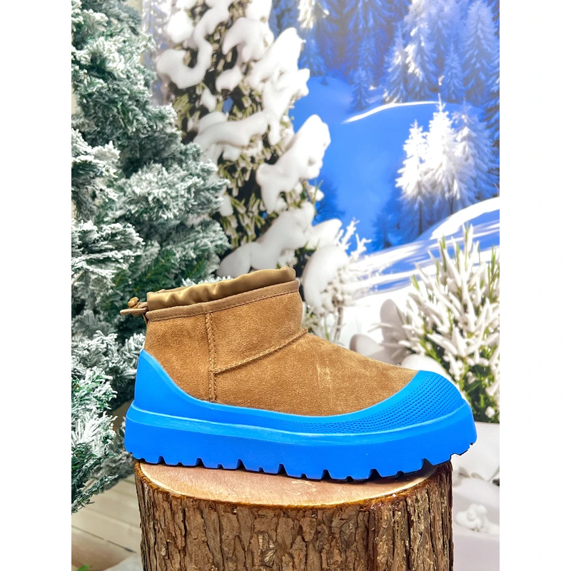 mini款-羊皮毛一体雪地靴—XU1