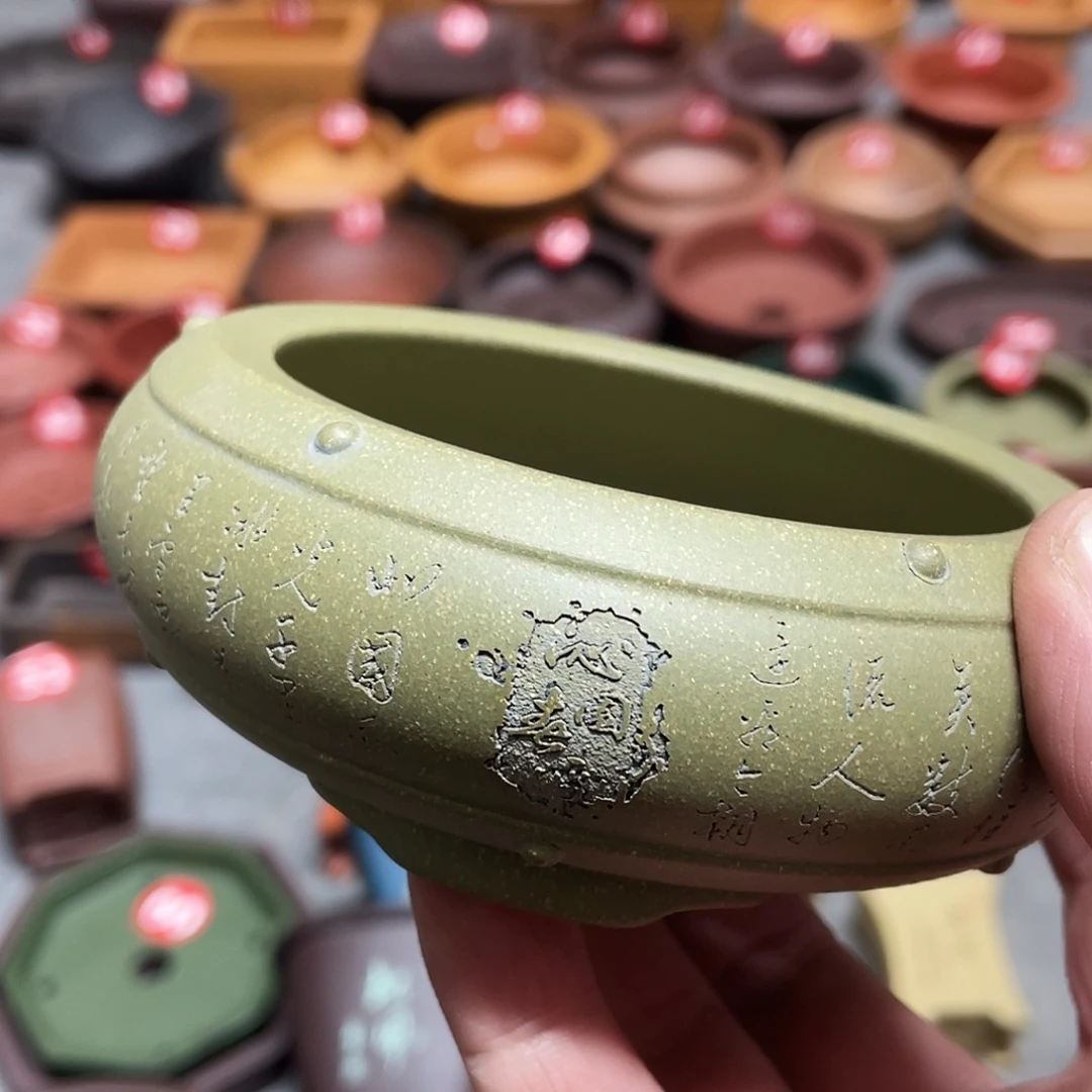 我***良紫砂小盆8*3cmmmm