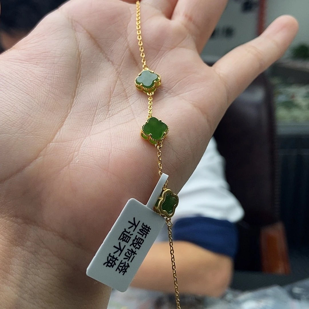 和田玉颜色多样性发拍一发一银S925镶嵌