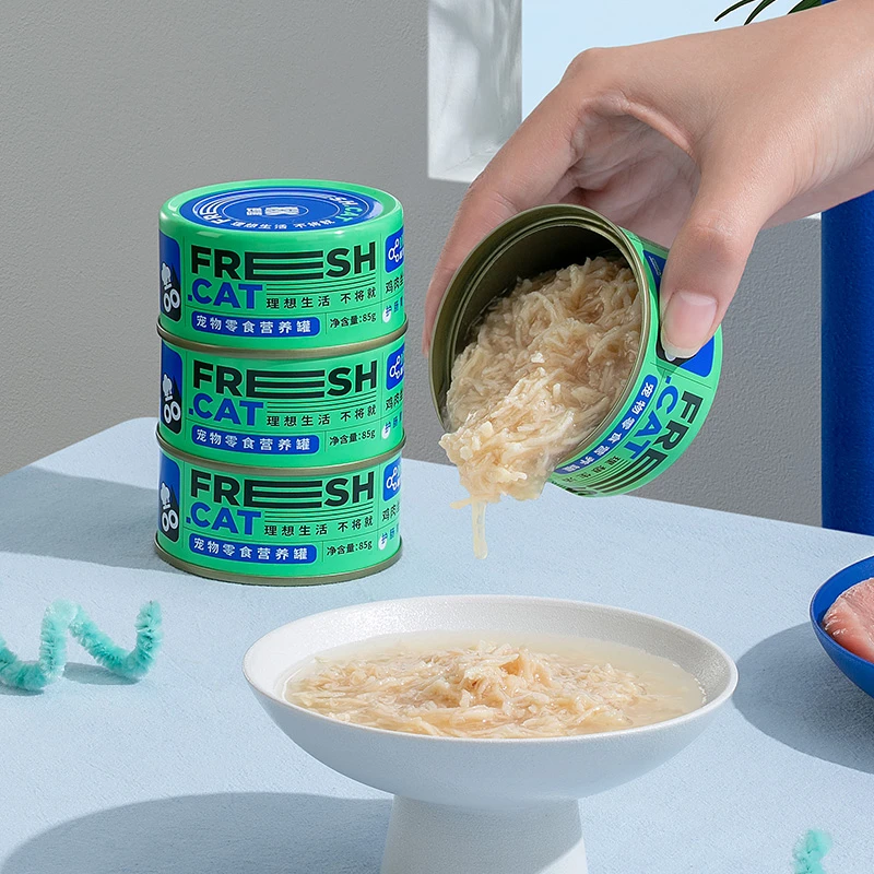 福瑞诗猫罐头补水罐85g*6罐猫咪补水吃肉馋嘴羹汤罐