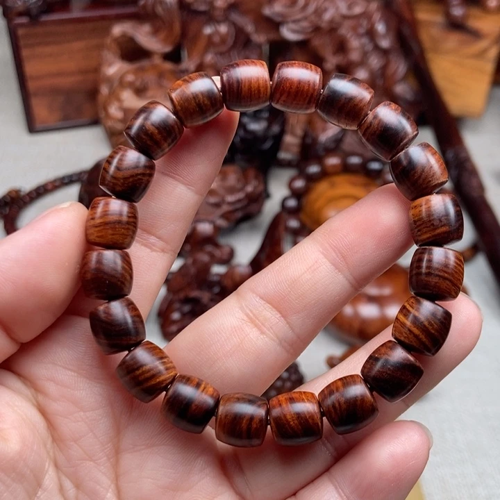 黄花梨/降香黄檀其他1.0桶珠20颗