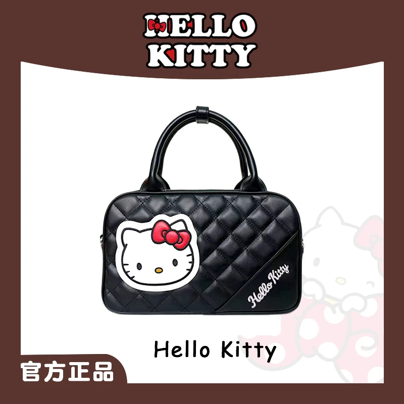 Mesuca/麦斯卡HELLO KITTY/凯蒂猫2025新款时尚百搭猫头保龄球包