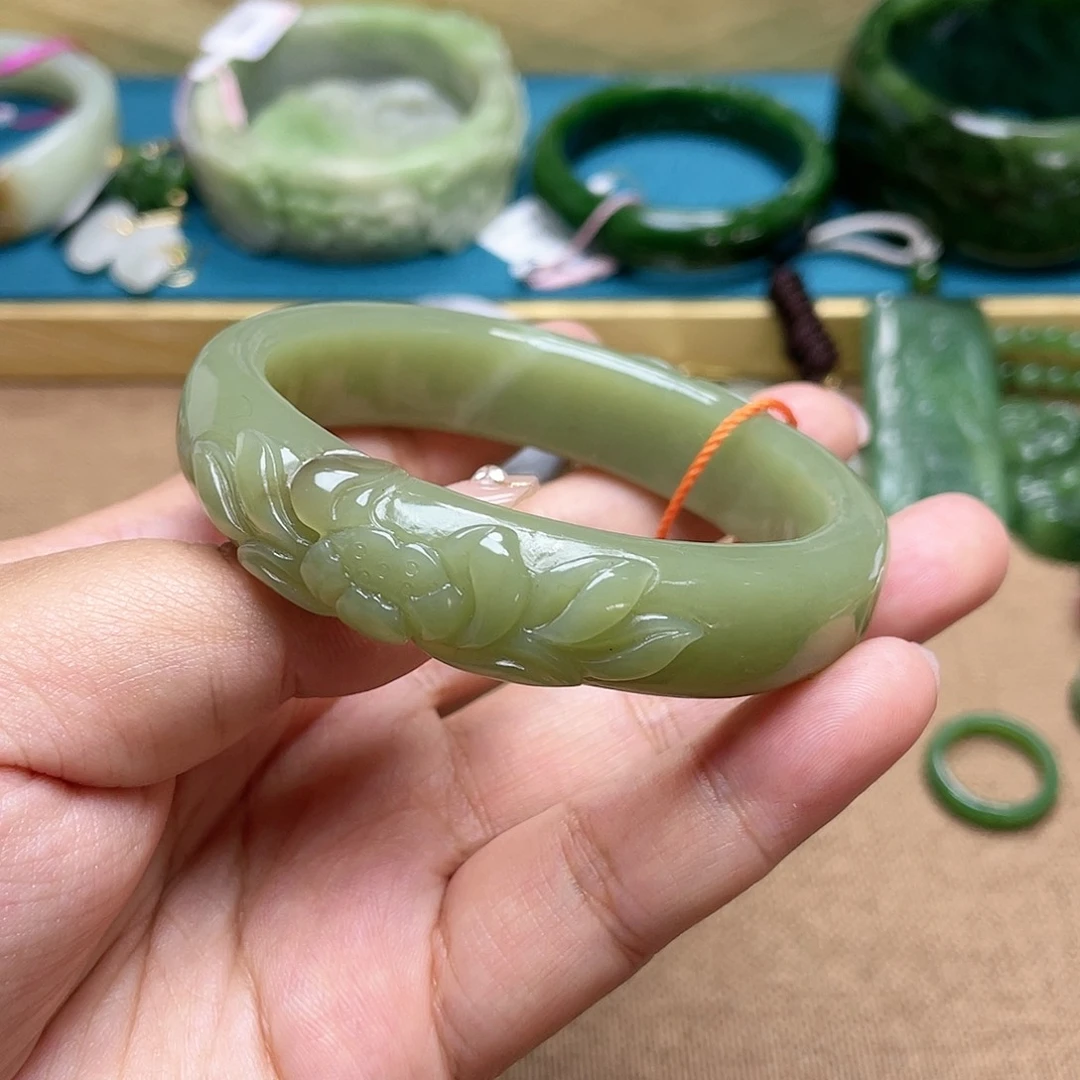 【闪购商品】和田玉手镯58圈口61未镶嵌