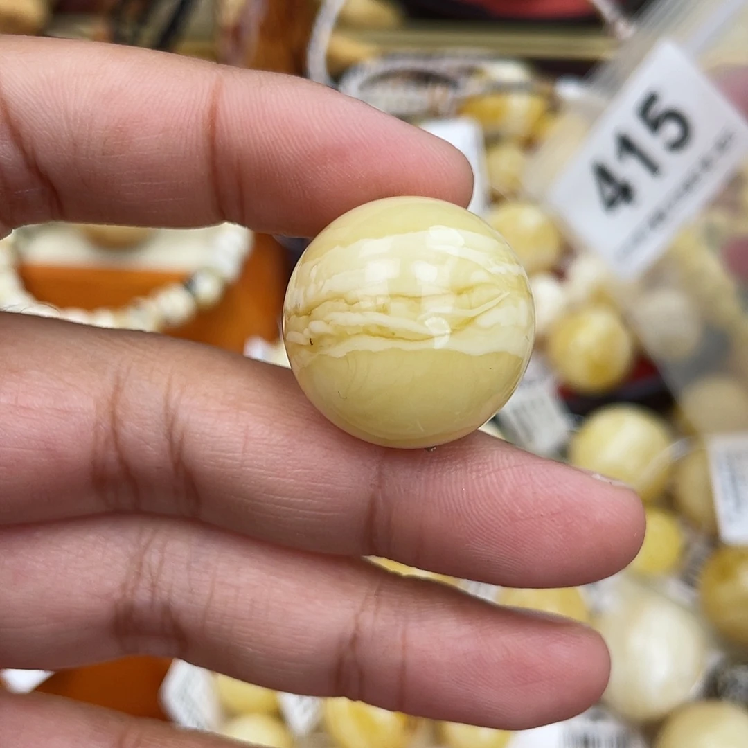蜜蜡未镶嵌珠宝奇石粉沙眼24