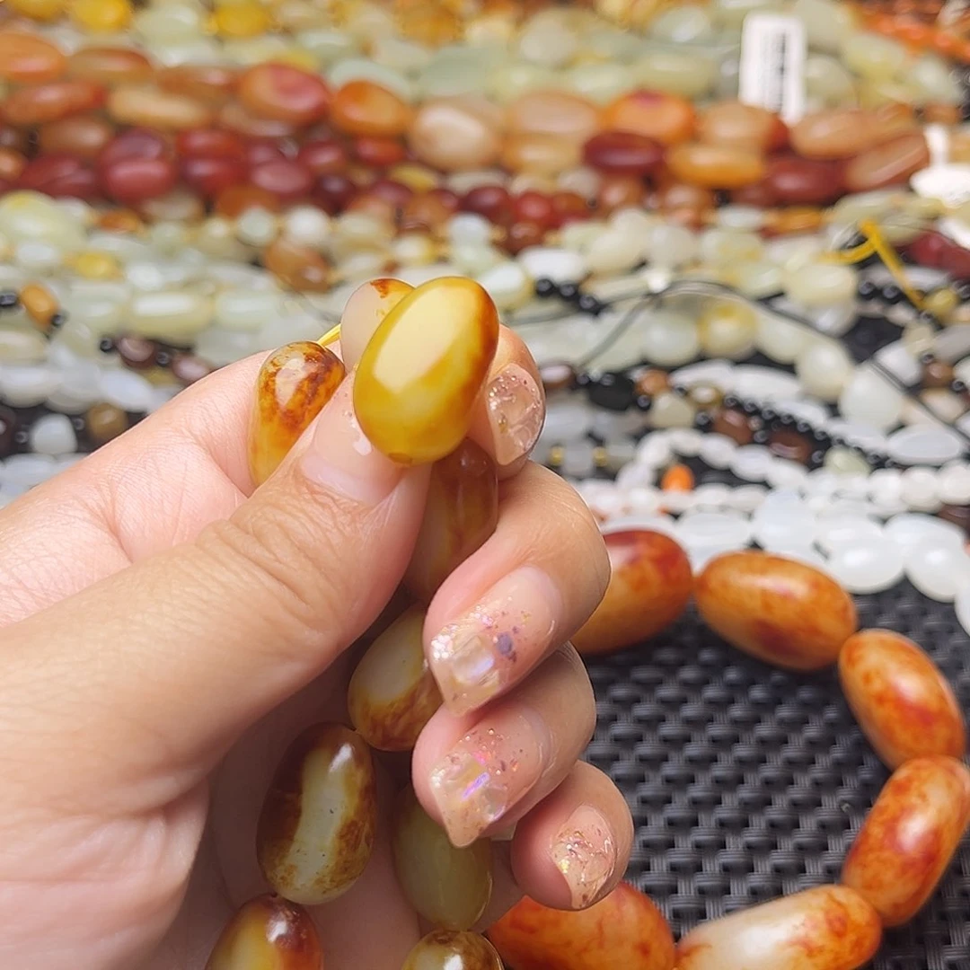 未镶嵌手链和田玉心*