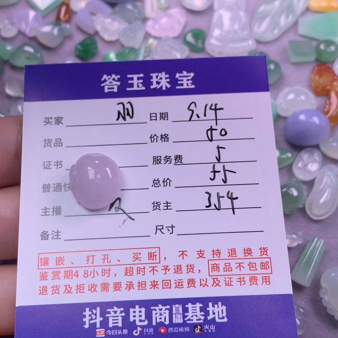 颈饰未镶嵌翡翠～*羽