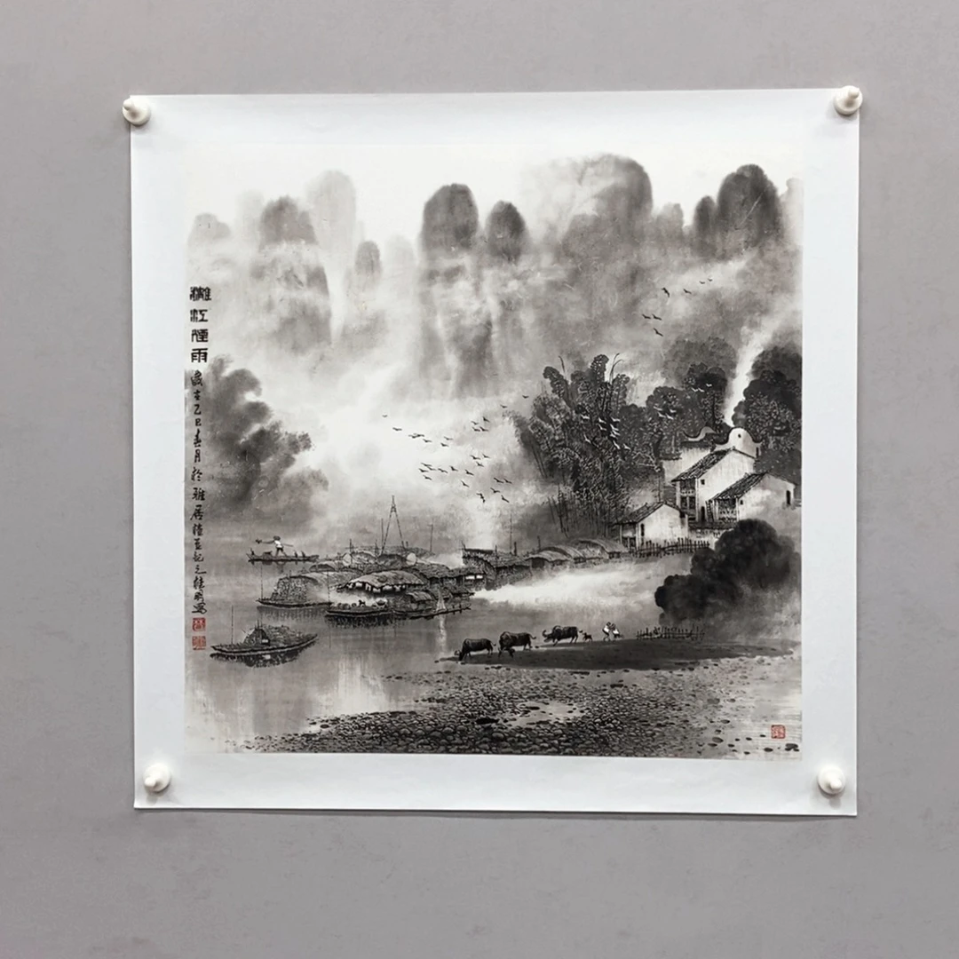 帅***谢国画莫桂明四尺斗方精品佳作