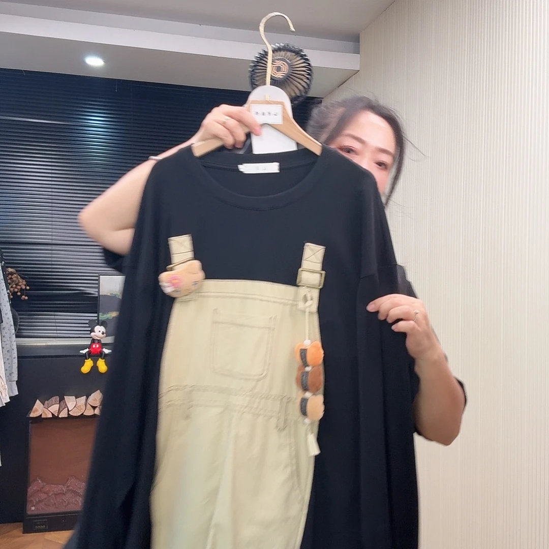 kt猫假两件连衣裙