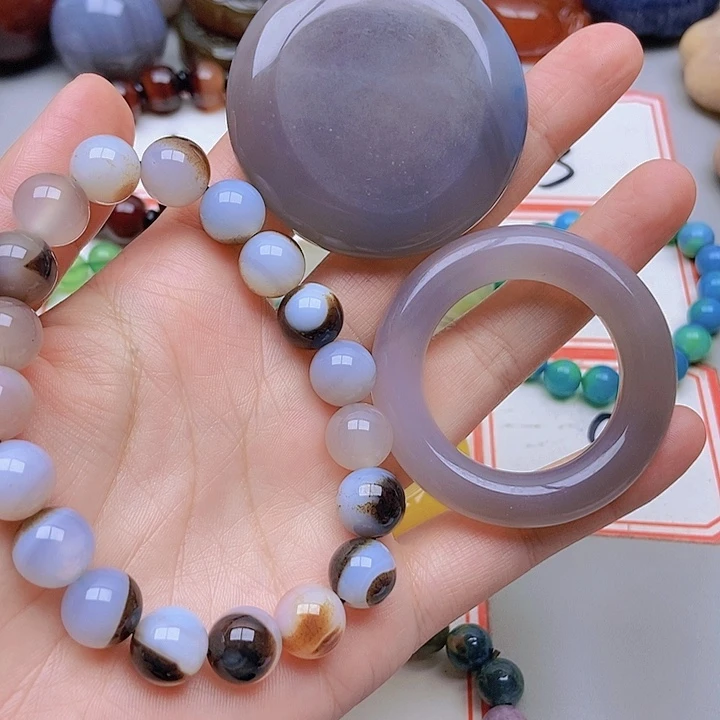 【闪购商品】未镶嵌玛瑙/玉髓珠宝半成品诚*