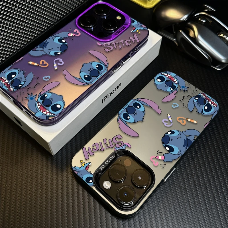 史迪仔适用苹果16promax手机壳iPhone15创意14保护套17新款卡通12