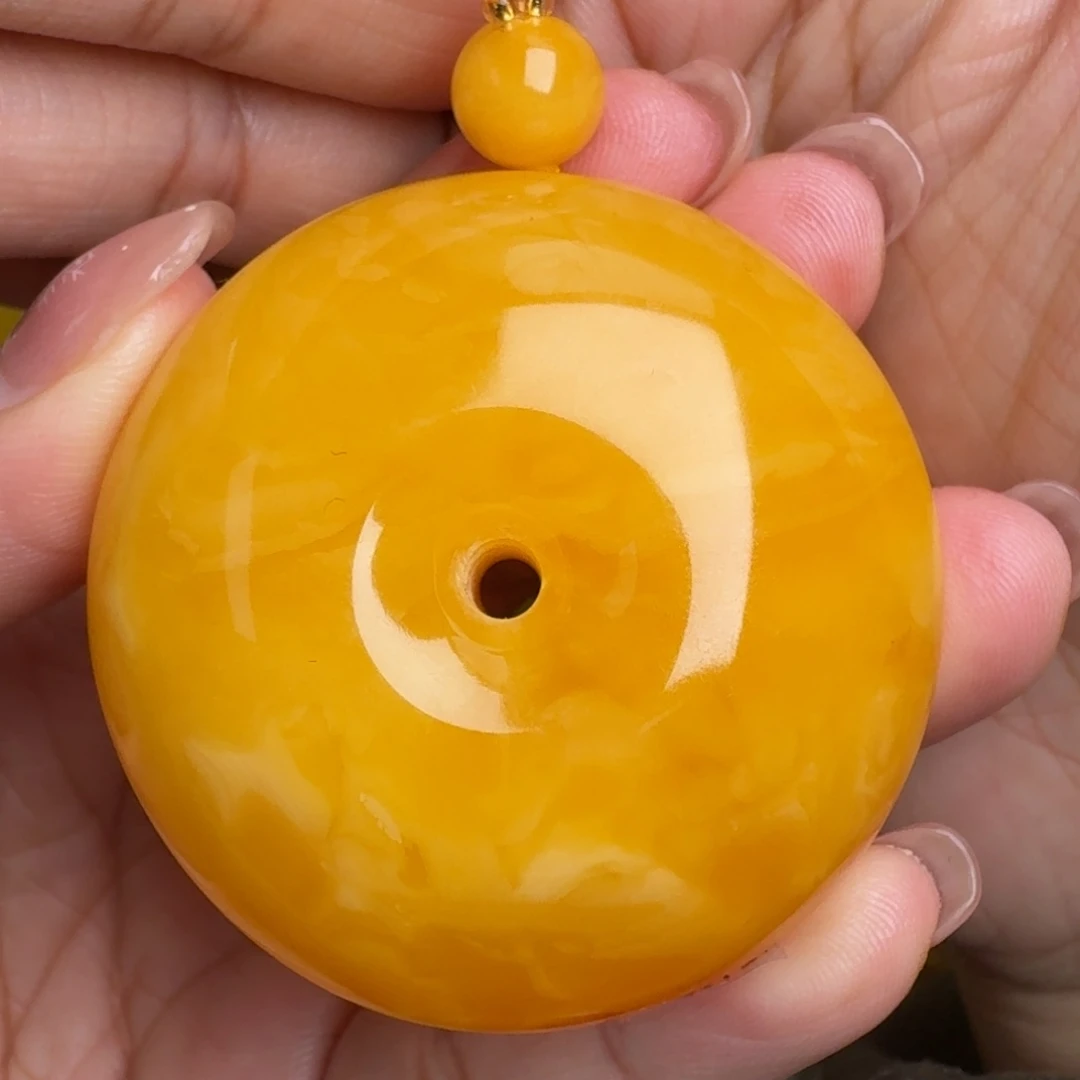 蜜蜡未镶嵌毛衣链无优化无烤色无补胶无覆膜无辐照无煮蜜