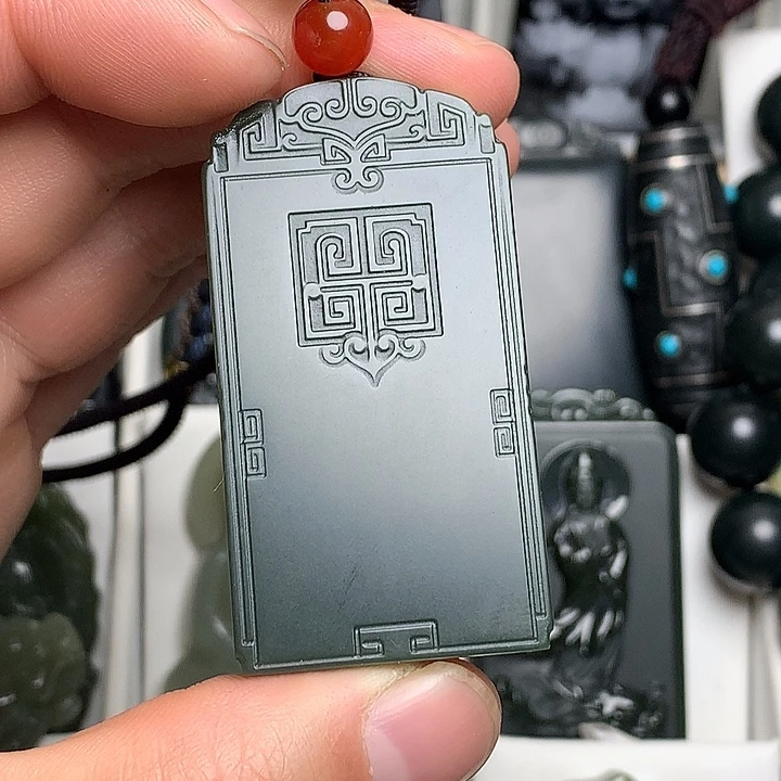 和田玉（青玉）未镶嵌颈饰