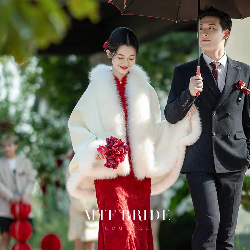 满庭芳新年时尚穿搭回门套装大衣外套中国风马面裙日常可穿女