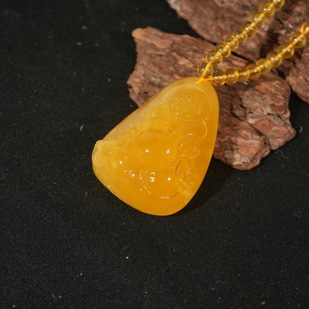 【618大促】6.5香港王老板-蜜蜡吊坠w4078