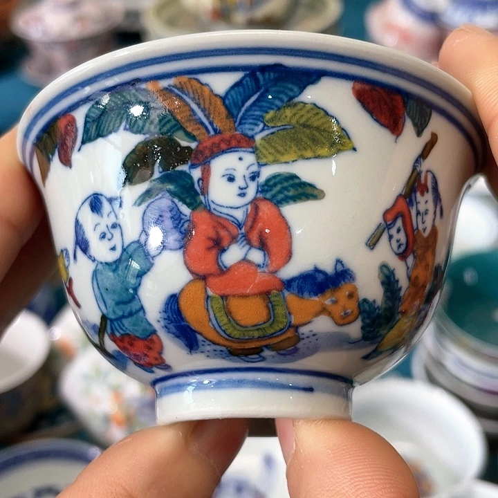 景德镇陶瓷主人杯123344