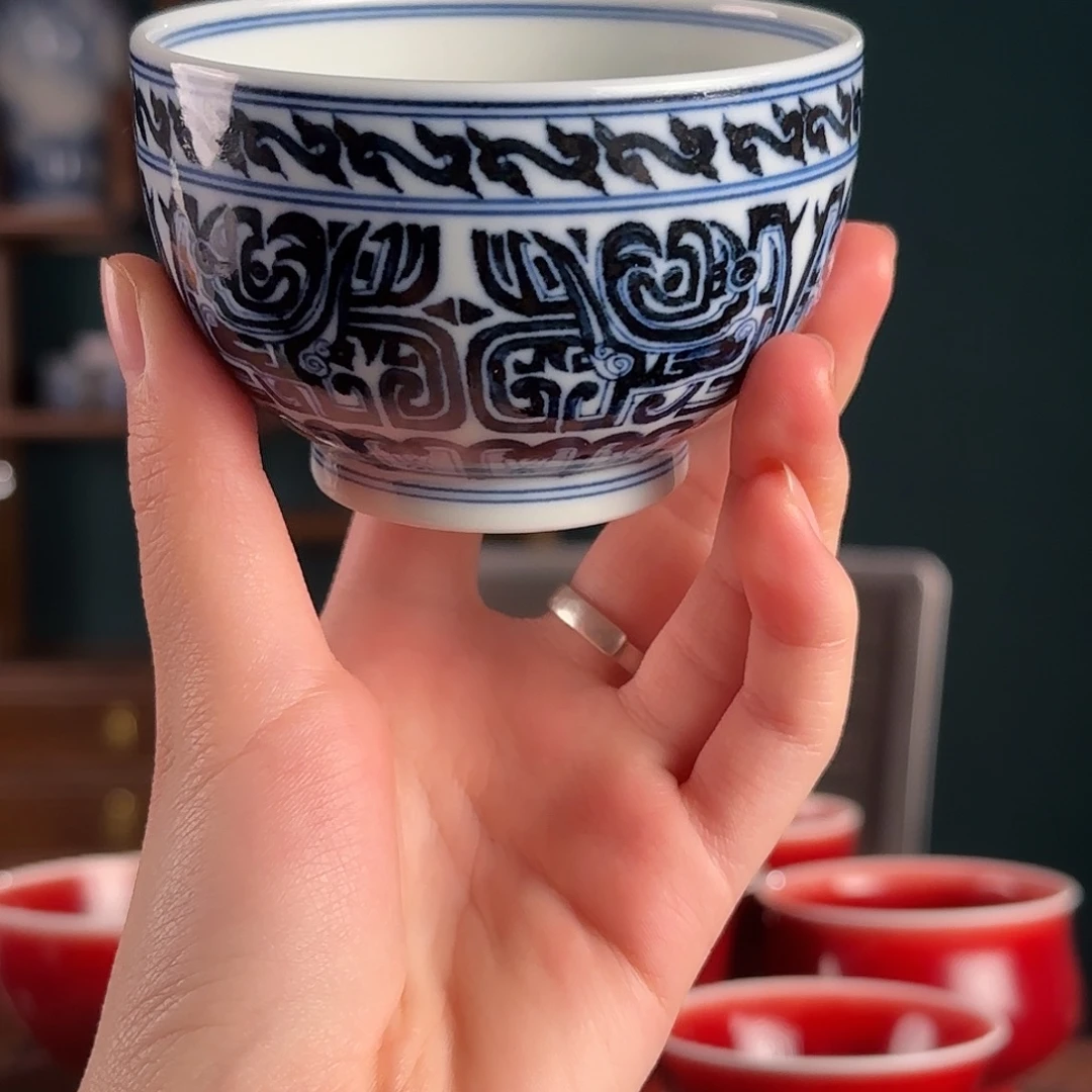 手工手绘柴窑烧制