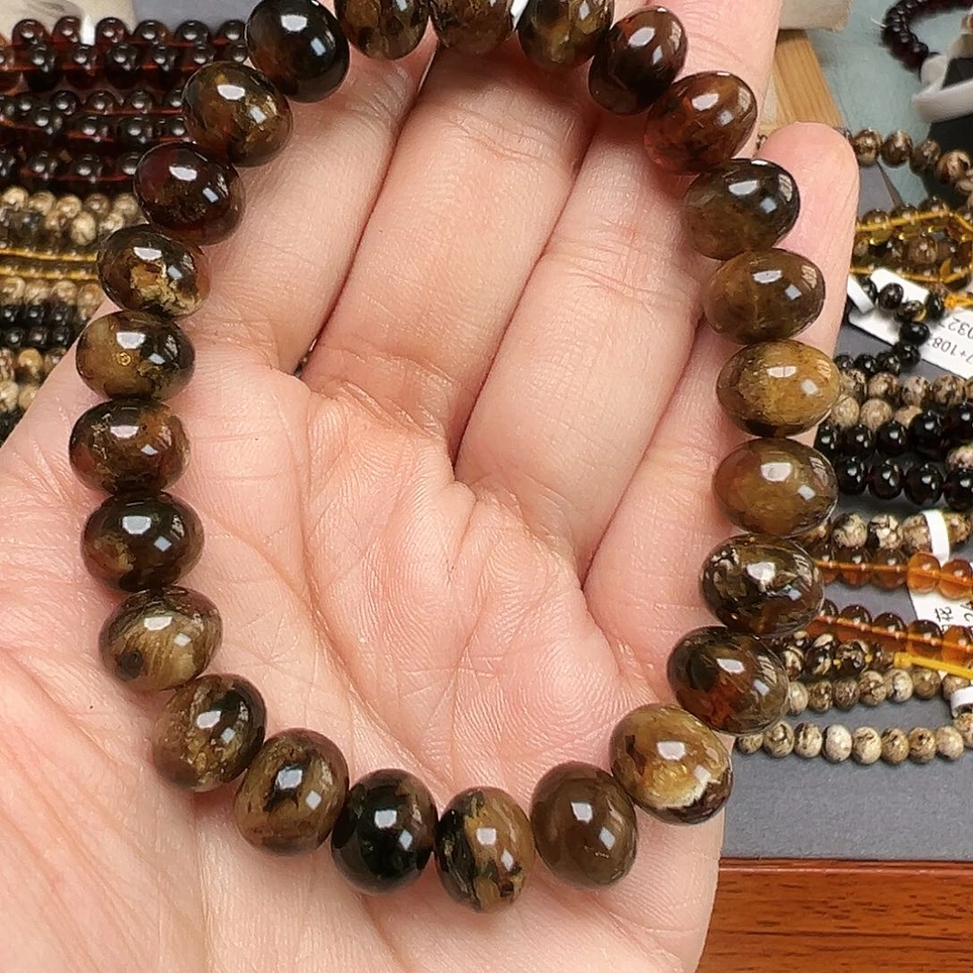 琥珀未镶嵌裸石抚顺琥珀十10307