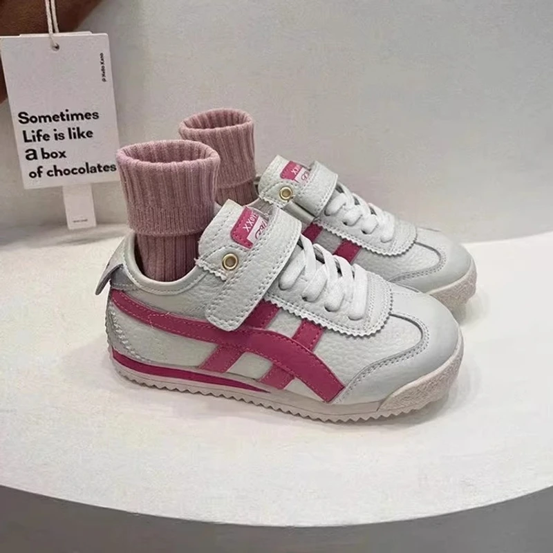 ABC儿童阿甘鞋2025春秋款女童运动鞋时尚男童板鞋宝宝轻便德训鞋.