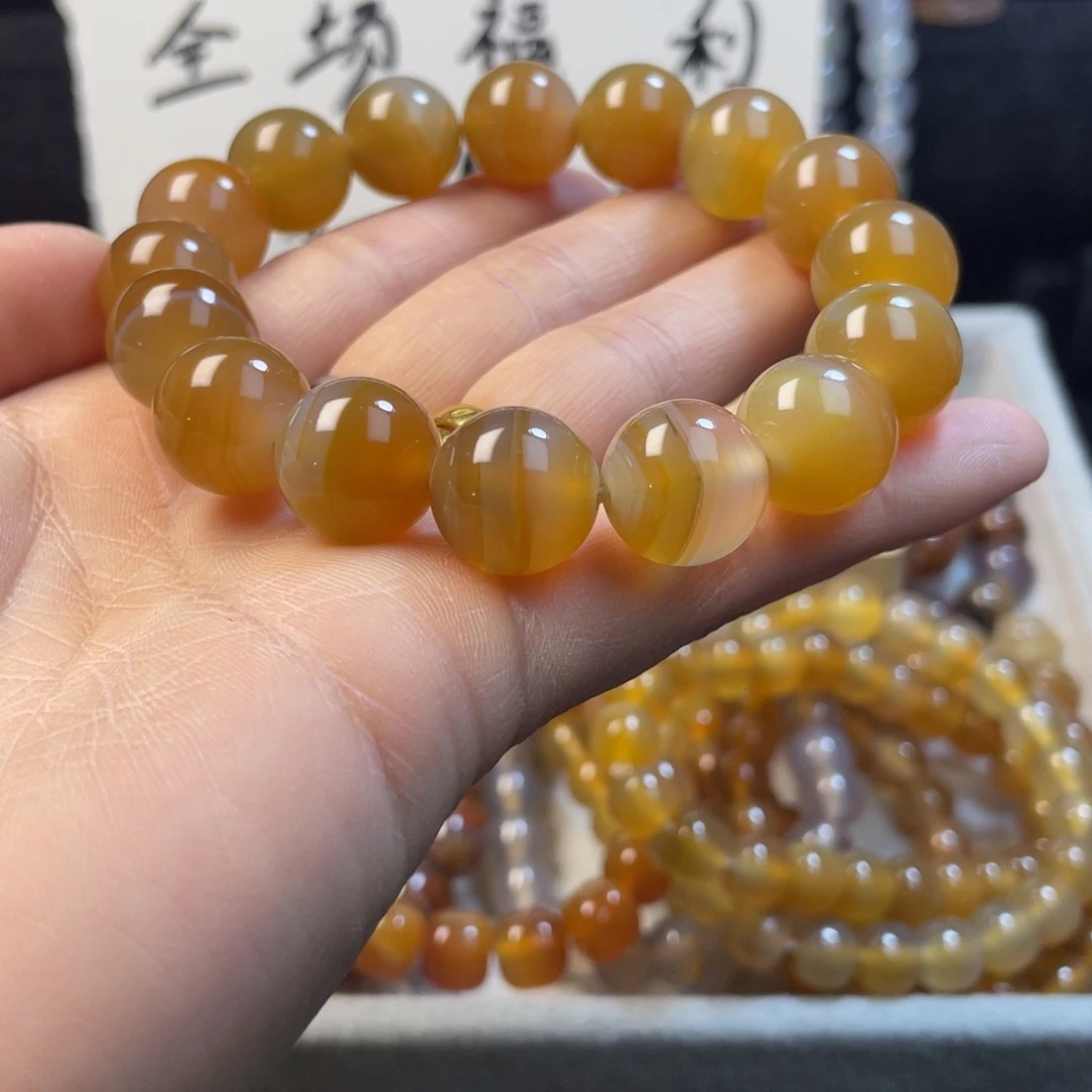 玛瑙/玉髓未镶嵌手链