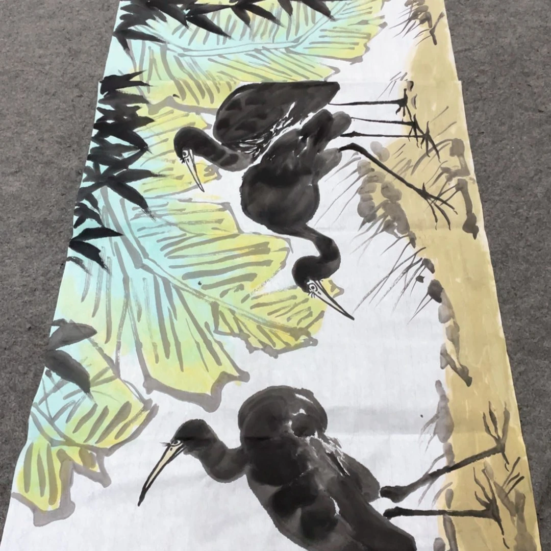 国画国画作品画心一张