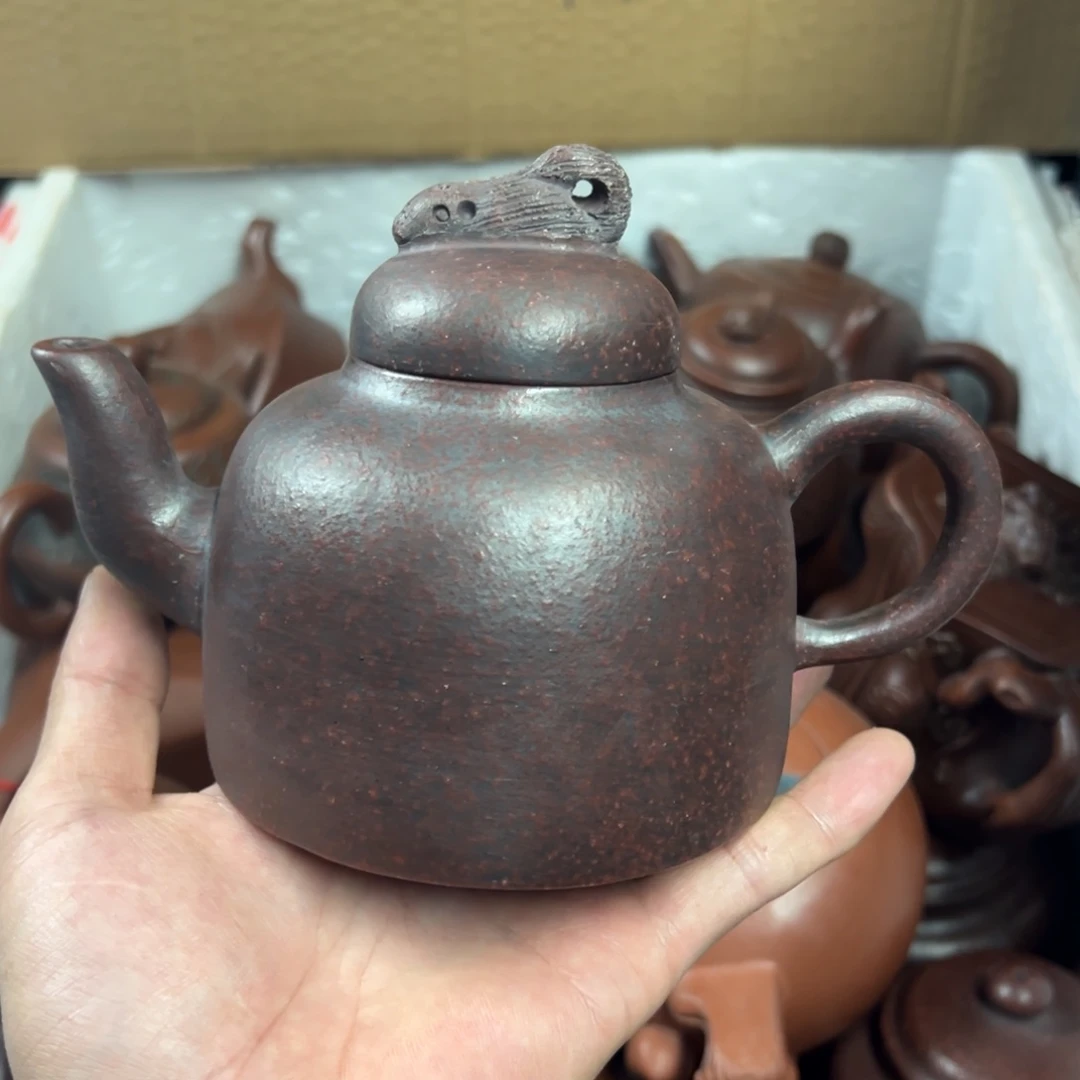 茶壶紫砂宜兴原矿紫砂壶400毫升容量