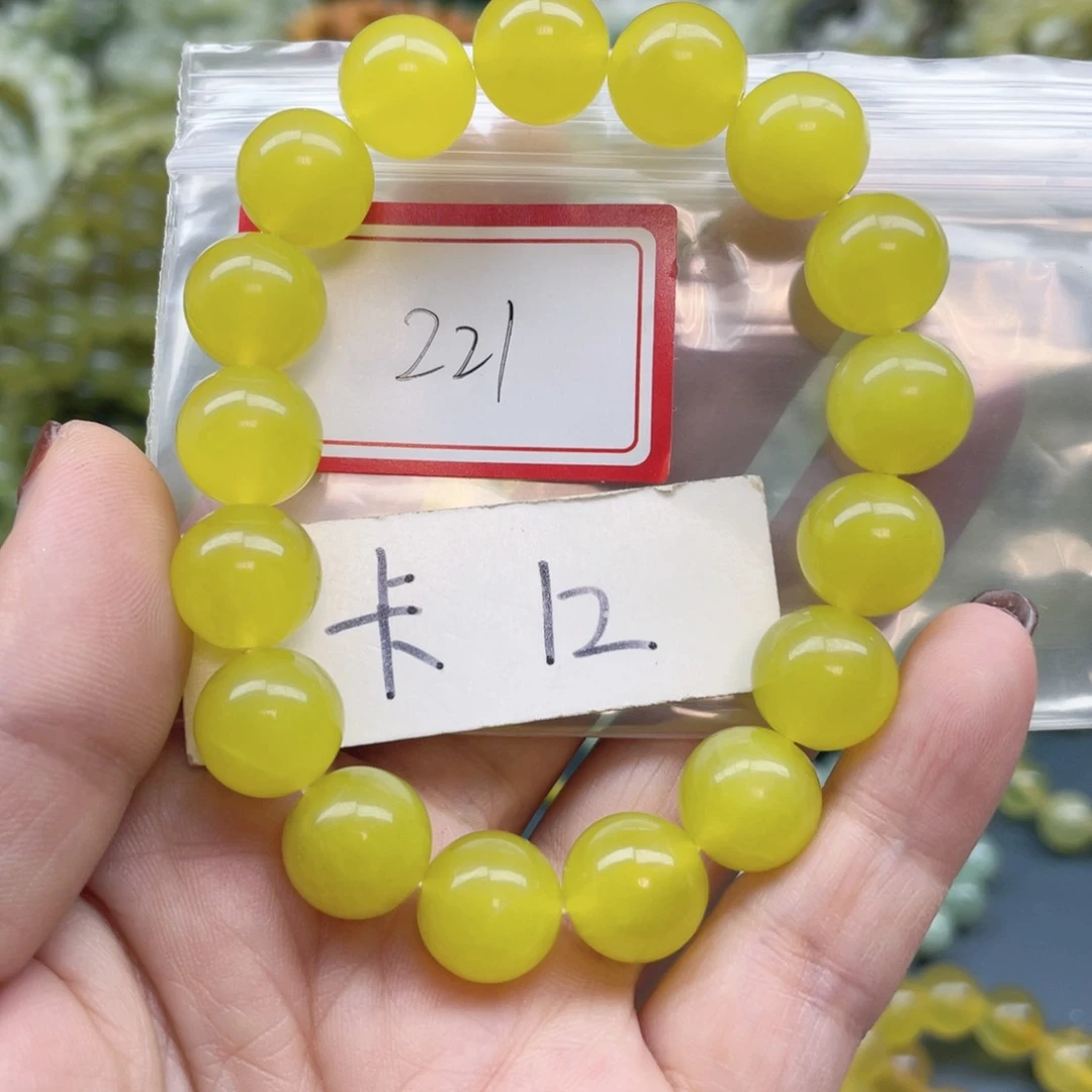 未镶嵌蛇纹石玉手链