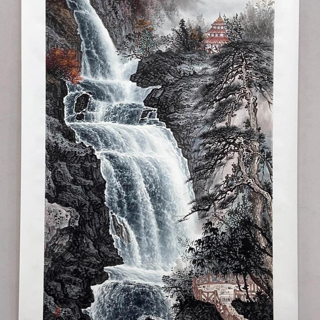 杨***胜国画李保华四尺精品佳作