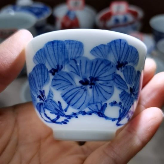 杯张学鸿老师青花
