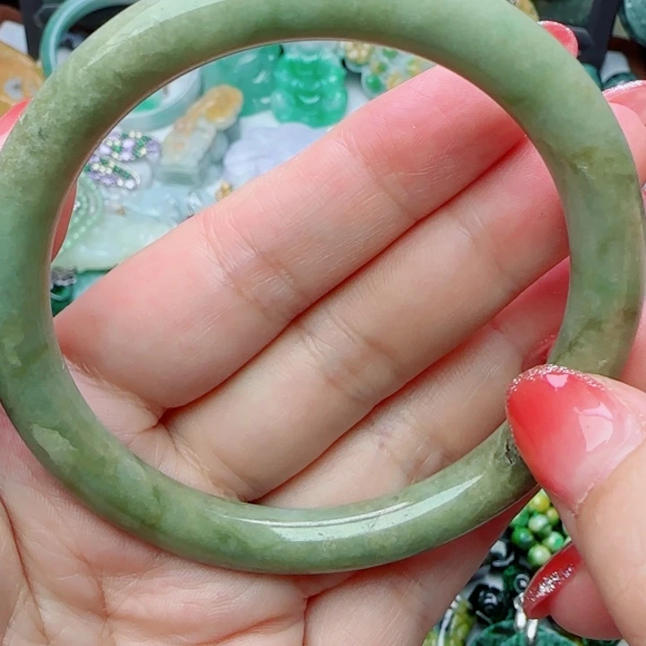 未镶嵌手镯翡翠天然A货23