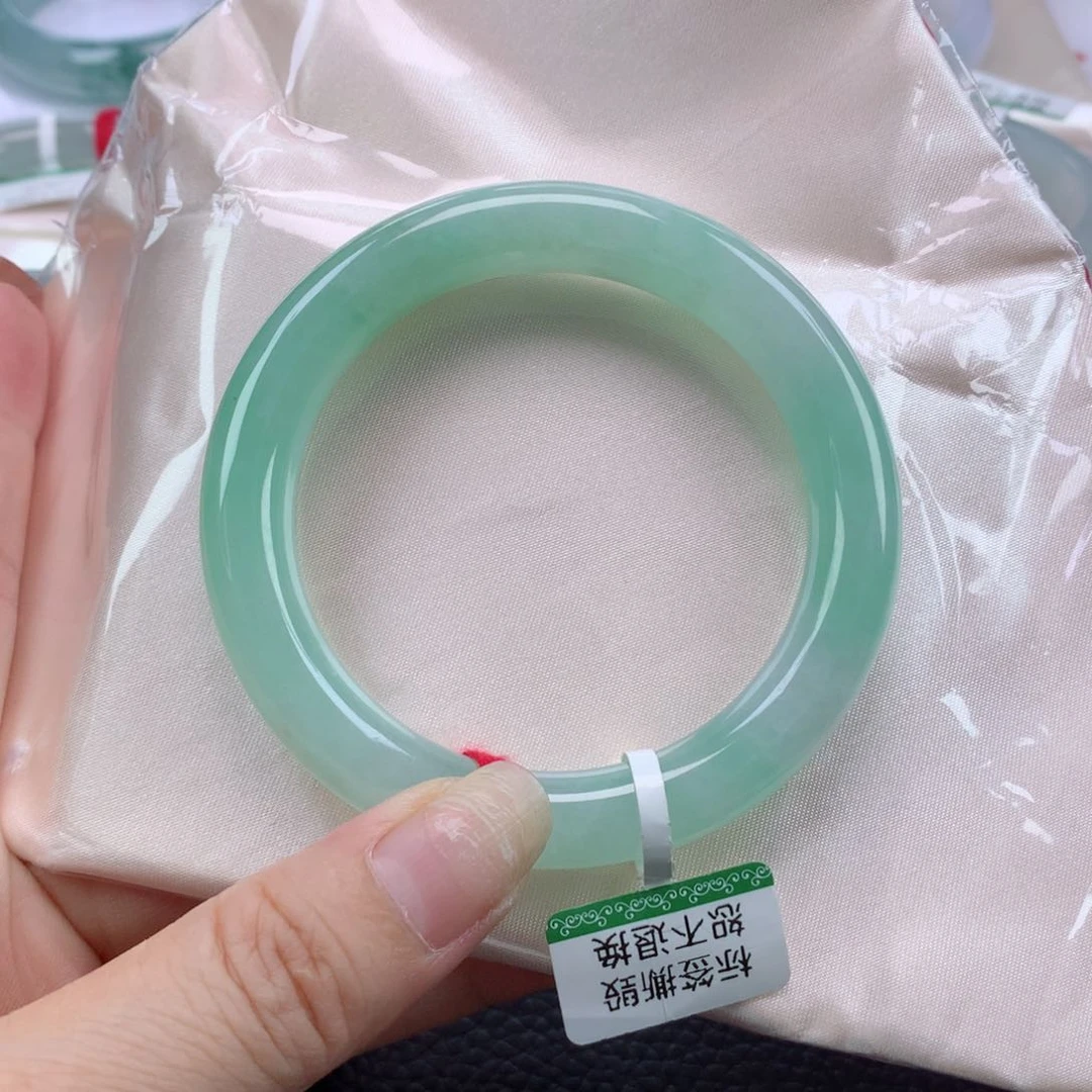 未镶嵌手镯翡翠缅甸天然翡翠57圈
