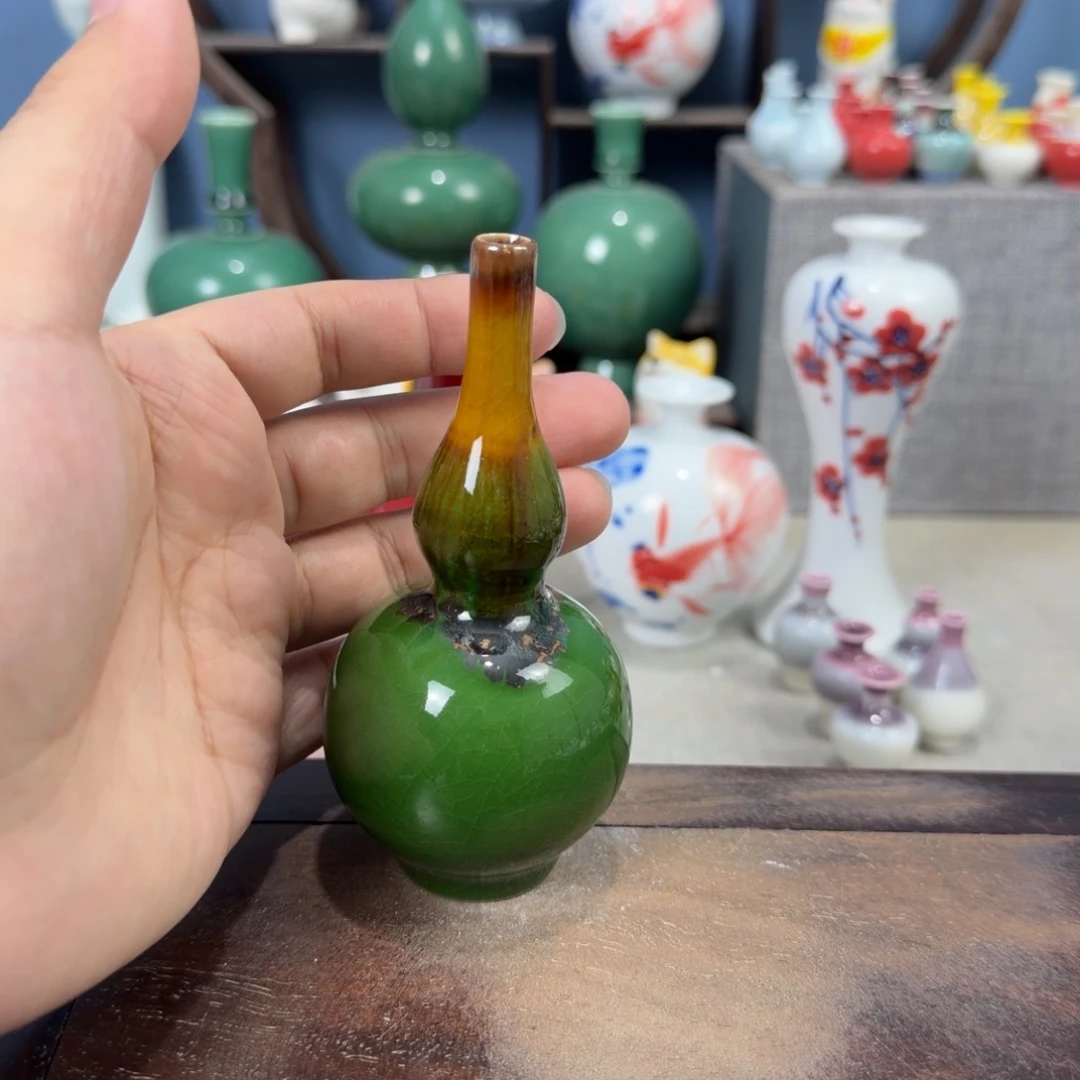 陶瓷手工小花器摆件