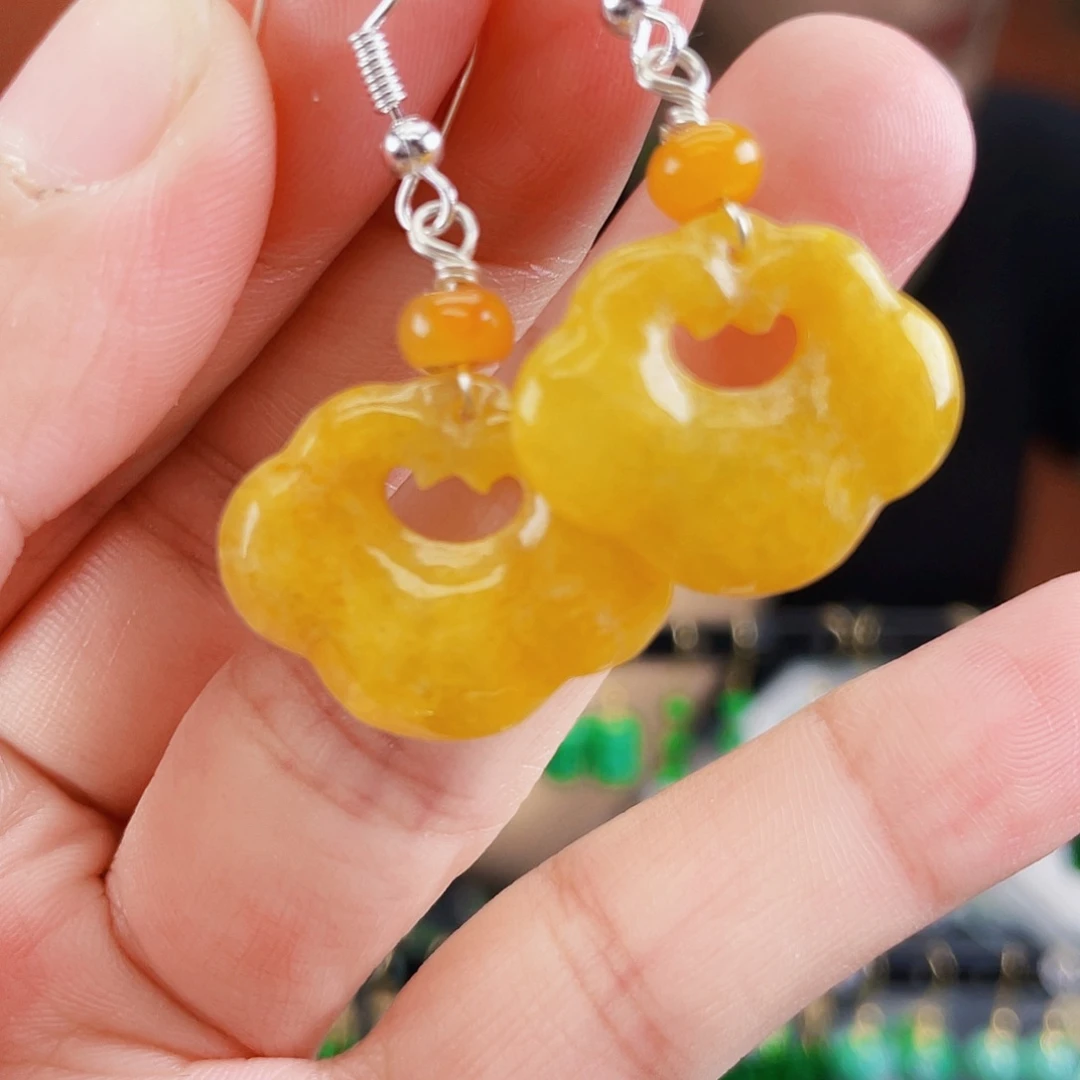 未镶嵌翡翠耳饰饰品