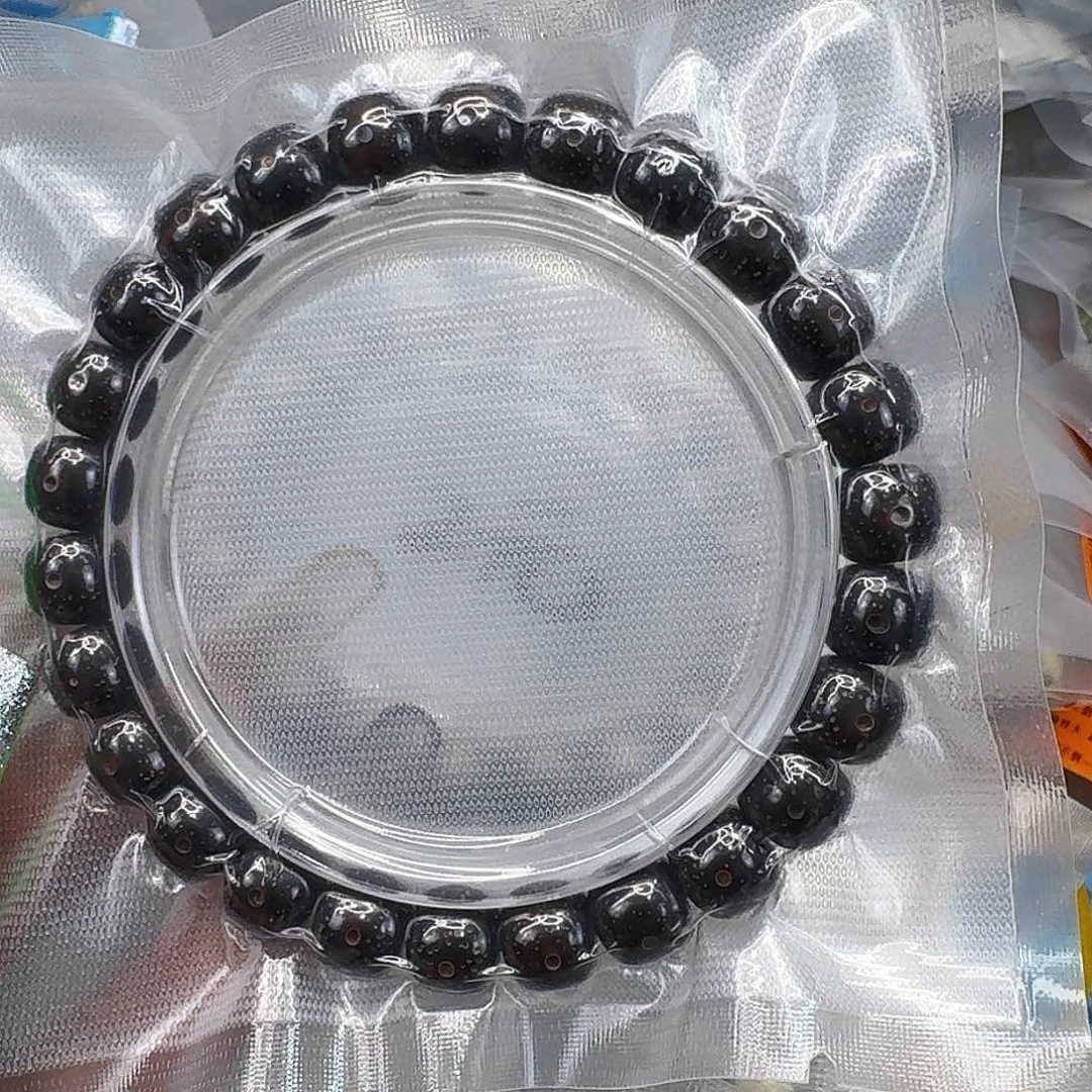 星月菩提手串254傲世黑筋遇华星月98桶单圈