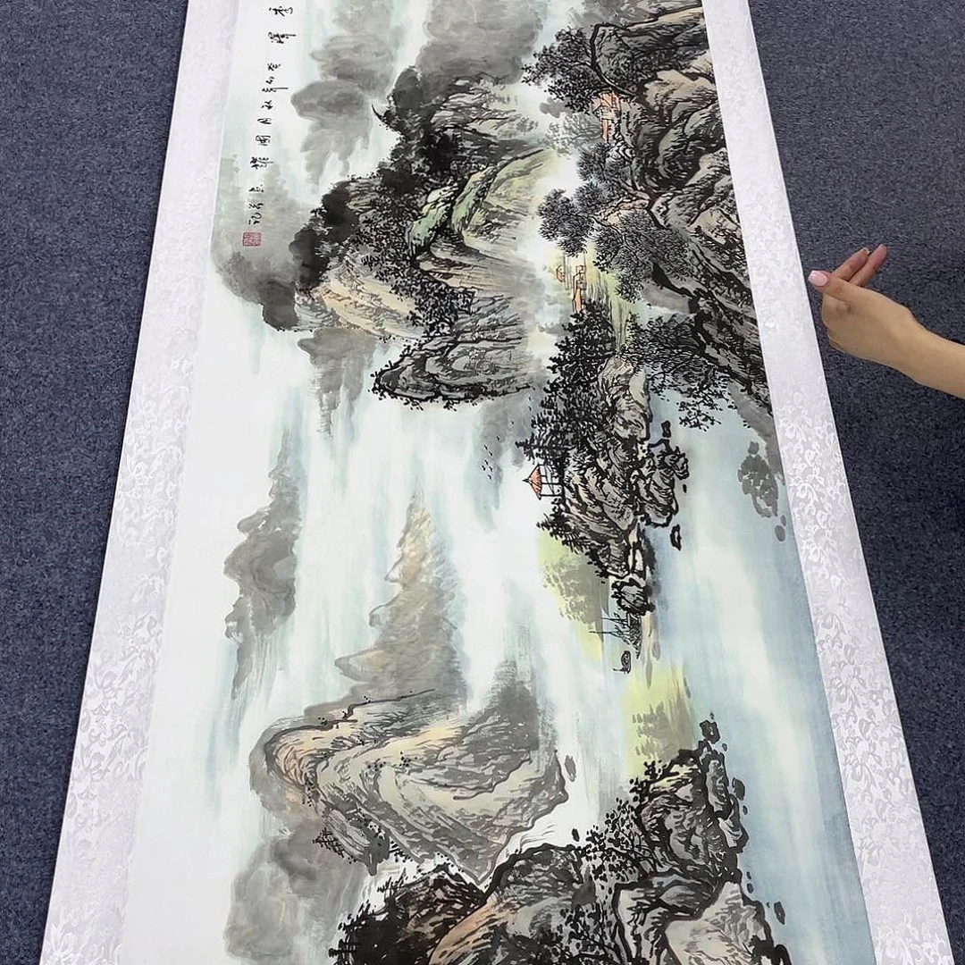 国画作品小姐姐放漏…