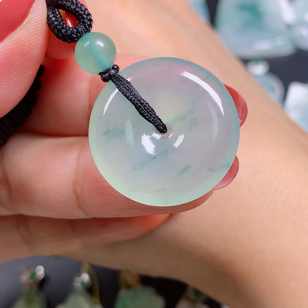 颈饰未镶嵌翡翠扣子