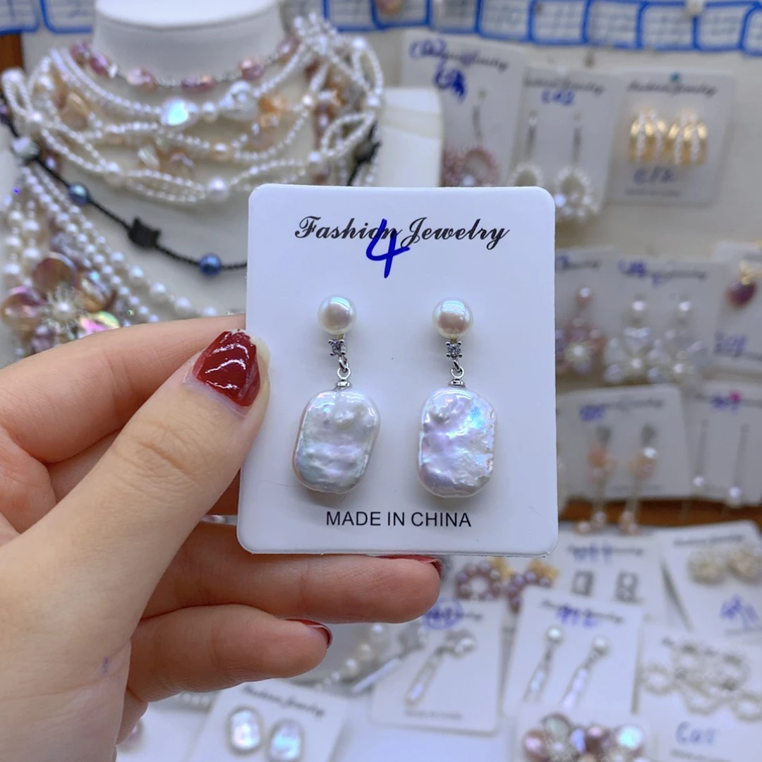 淡水珍珠颈饰银S925镶嵌