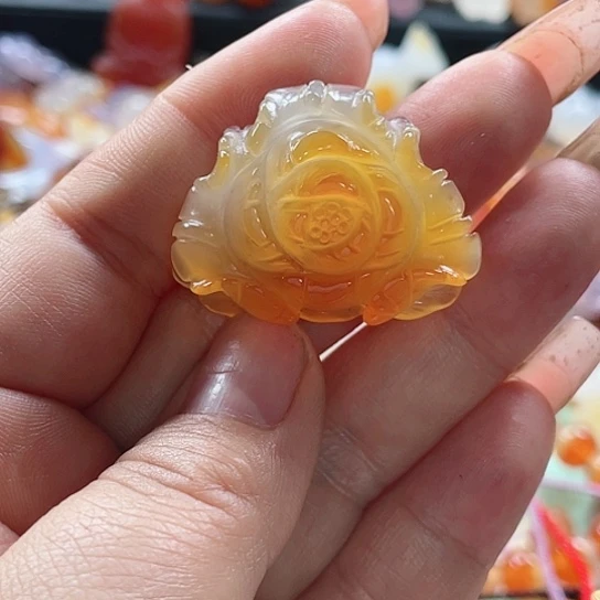 玛瑙/玉髓颈饰未镶嵌清*დ