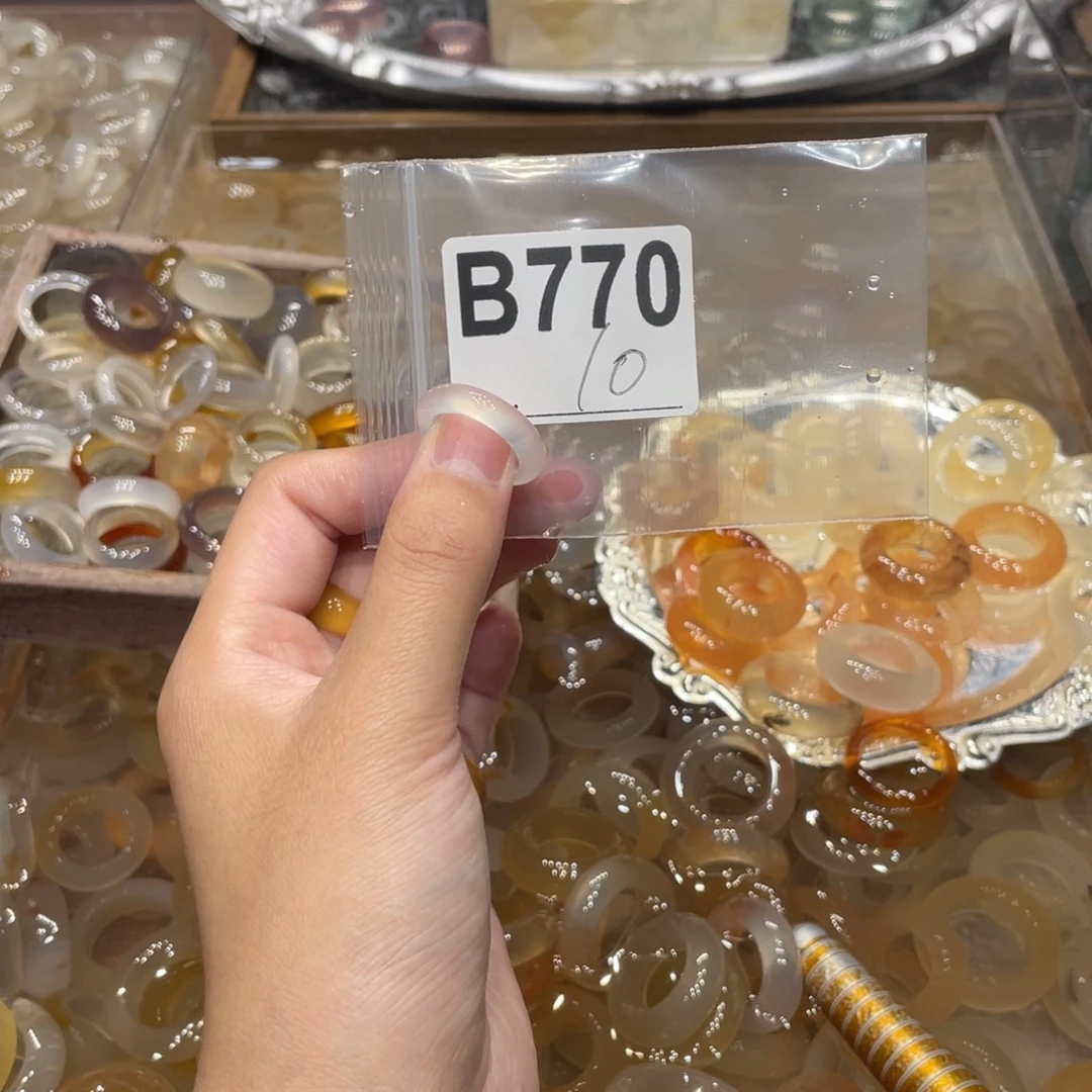 玛瑙/玉髓未镶嵌戒指770
