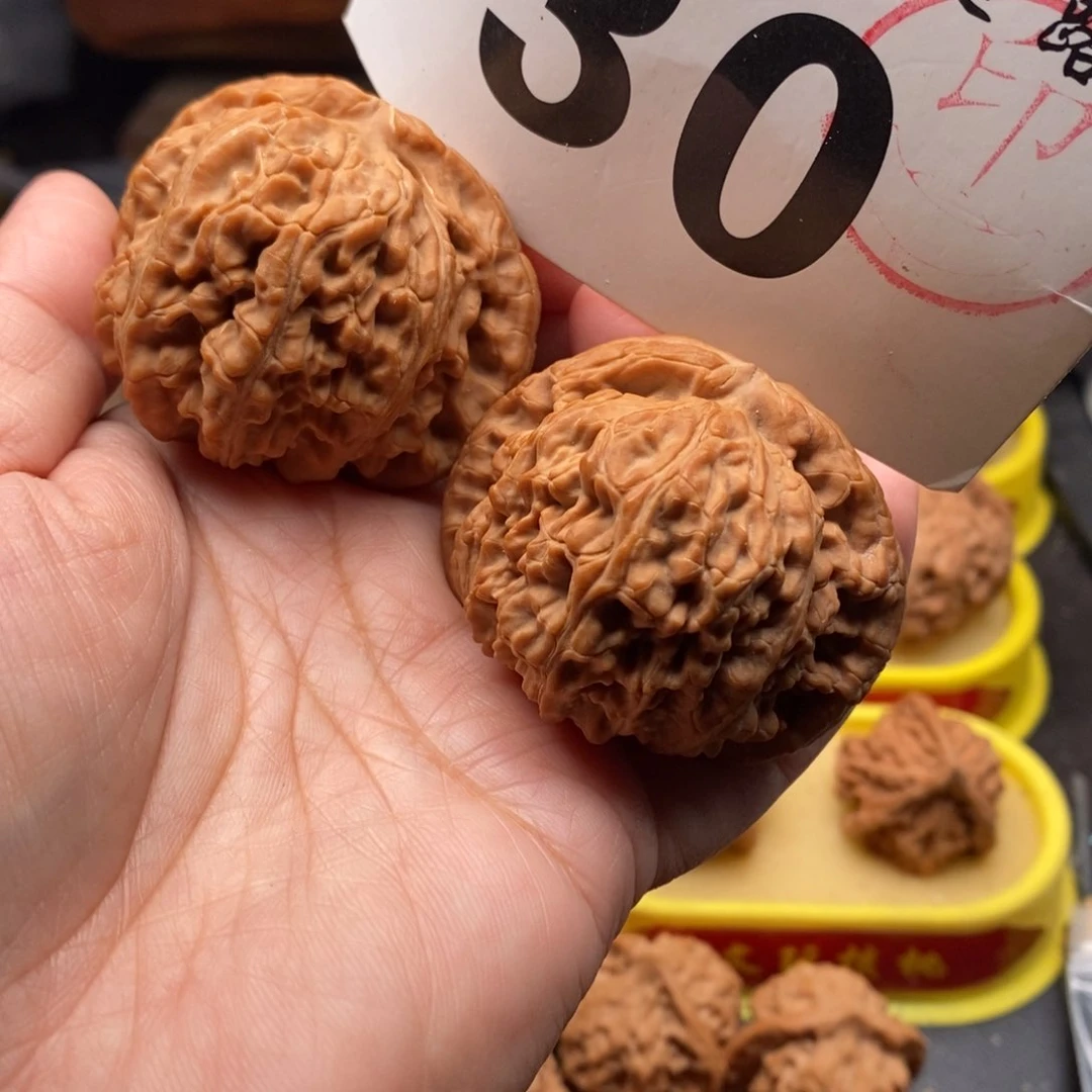 把件文玩核桃48大白