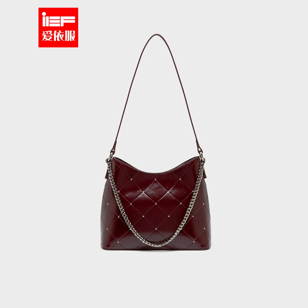 IEF/爱依服时尚女包2025秋冬新款韩系通勤百搭设计感单肩腋下包