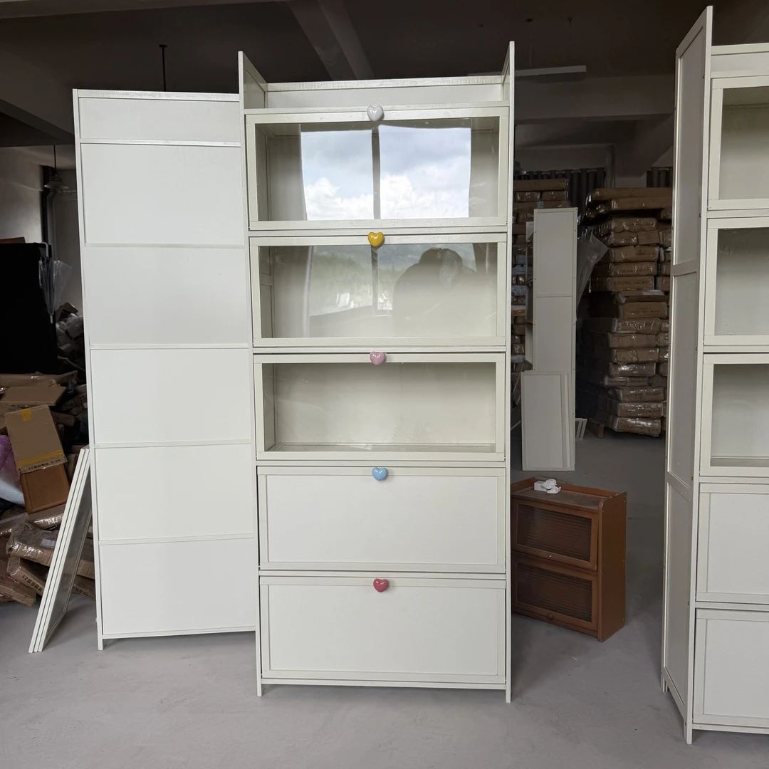 福利楠竹展示柜储物柜书柜收纳柜玩具柜储物柜手办柜痛柜一柜多用