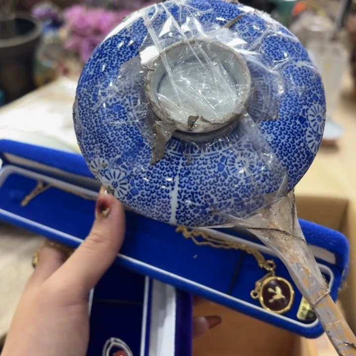 陶瓷古美术置物摆件