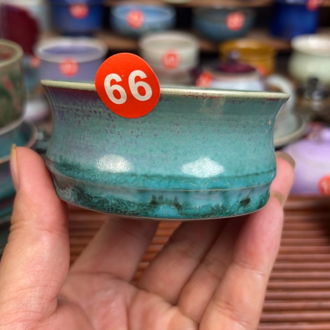 手工制作钧窑茶器